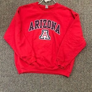 Red U of A crewneck